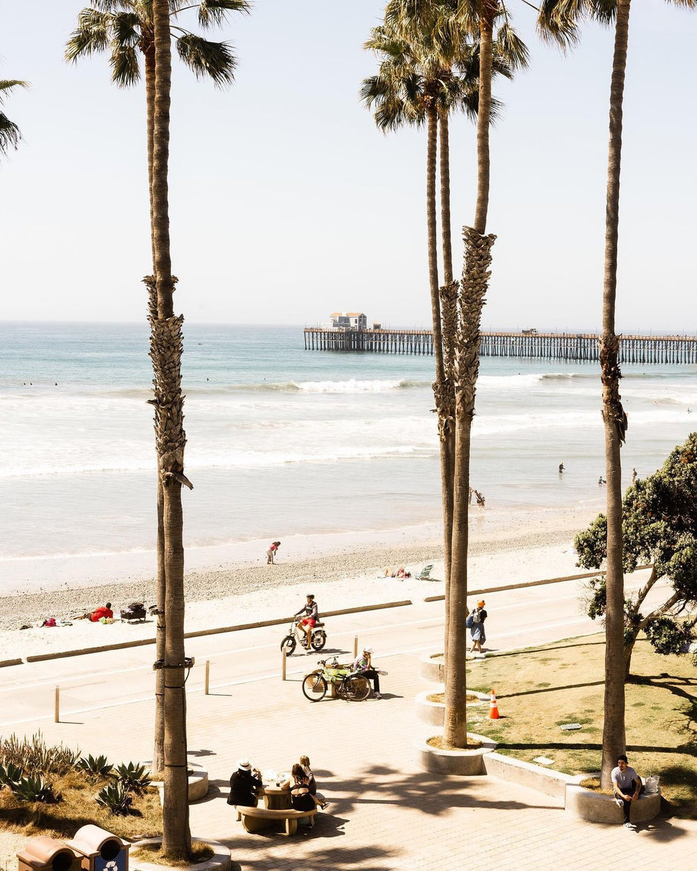 image of oceanside california  pier and harbor